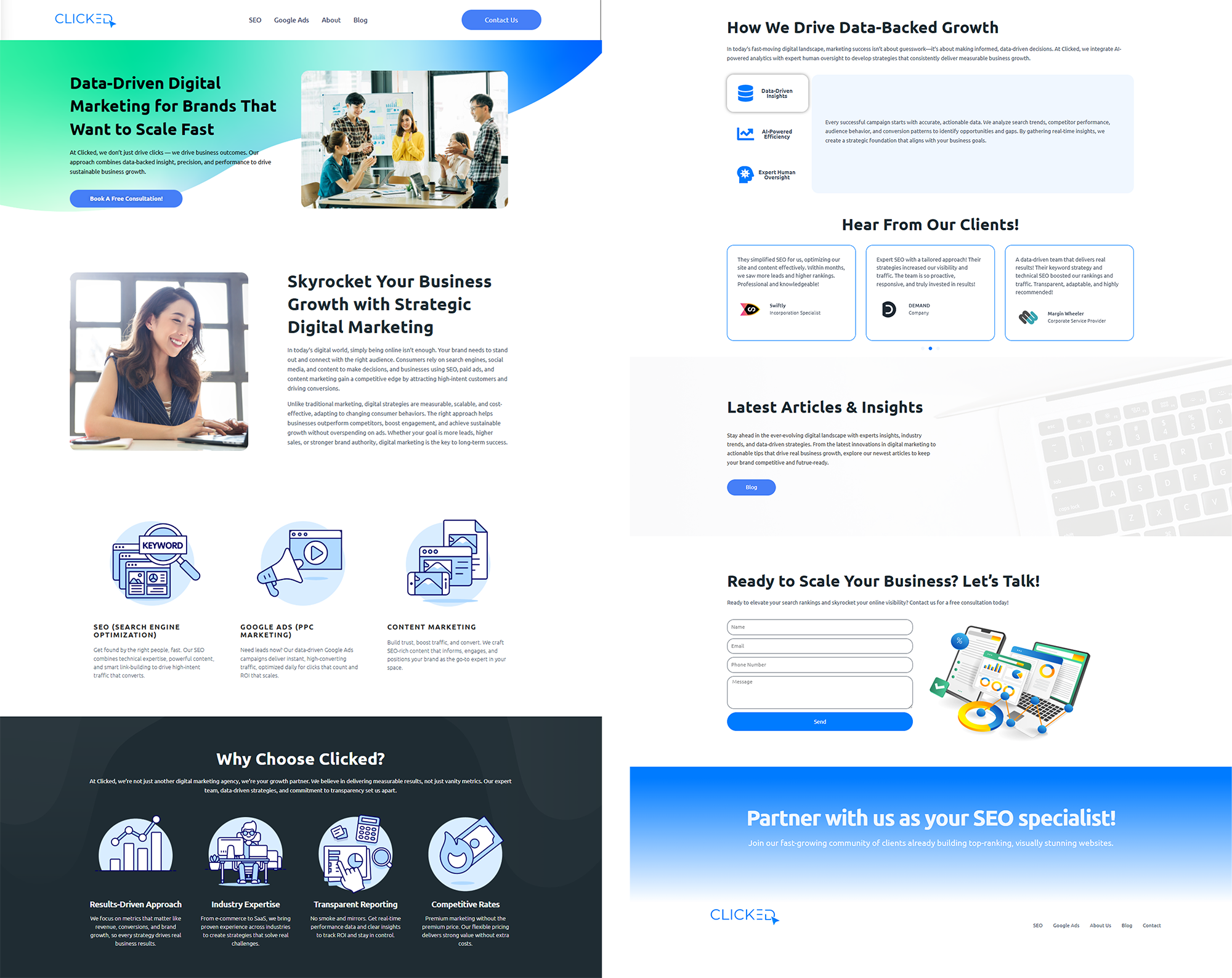 Clicked Current Webpage